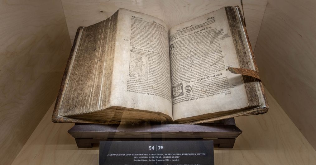 Otwarty starodruk w języku niemieckim z 1564 r.