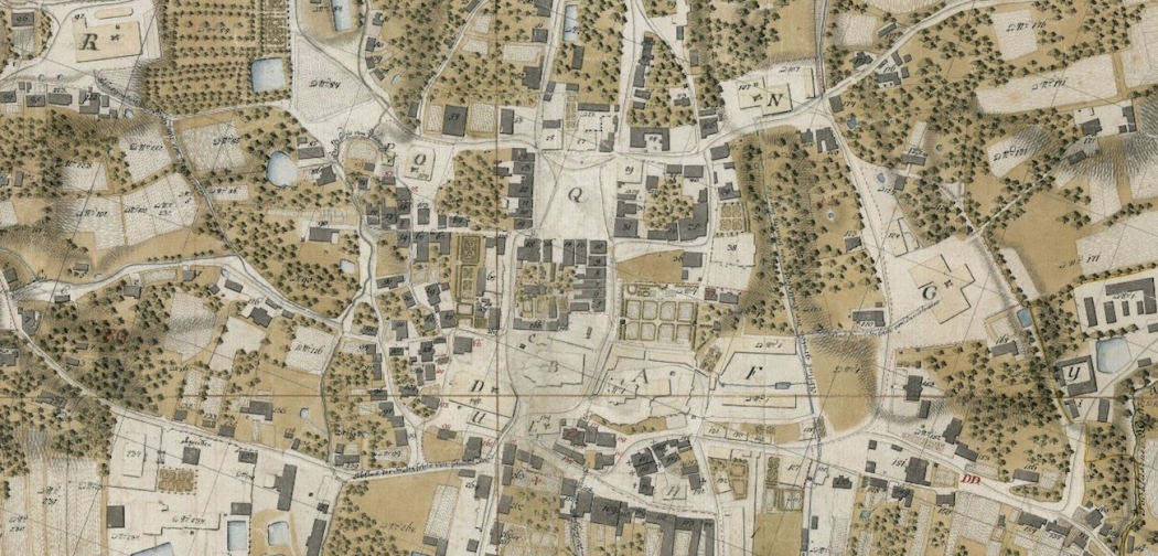 Mapa Wieliczki z 1785 r.