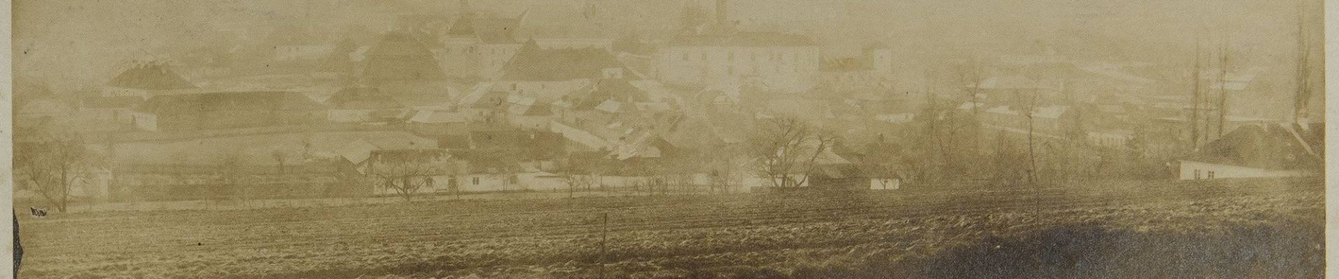 widok Wieliczki, zabytkowe zdjęcie
