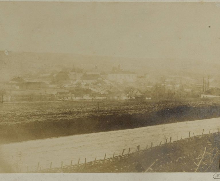 widok Wieliczki, zabytkowe zdjęcie